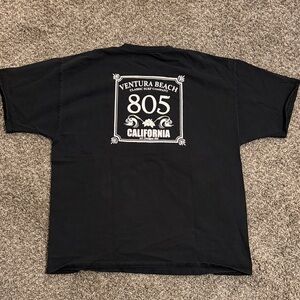 Ventura 805 California Black Tee